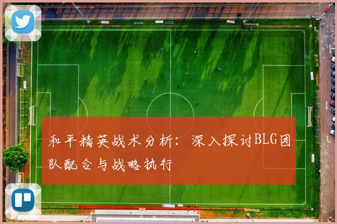 和平精英战术分析：深入探讨BLG团队配合与战略执行